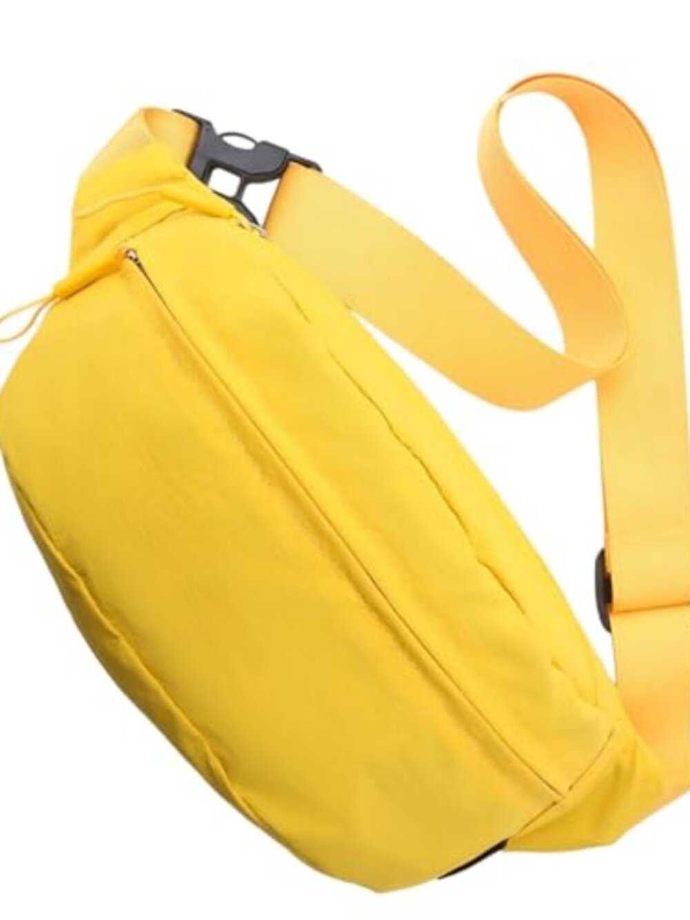 Belt Bag 3 Compartments Nylon Waist Pack Crossbody Fanny Pack Travel